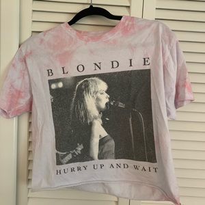 Nastygal vintage Blondie crop tee size small